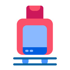 Luggage Scan Vector Design Icon Style
