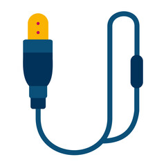 Audio Cable Vector Design Icon Style