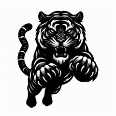 Obraz premium silhouettes of wildlife animals