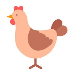 Chicken Vector Design Icon Style