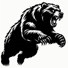 Fototapeta premium wildlife animals silhouettes