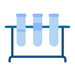 Test Tube Stand Vector Design Icon Style