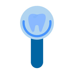 Mouth Mirror Vector Design Icon Style