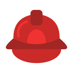 Firefighter Helmet Vector Design Icon Style