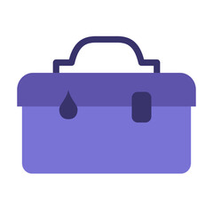 Fototapeta premium Toolbox Vector Design Icon Style