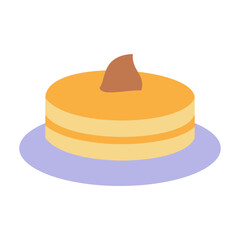 Pancake Vector Design Icon Style