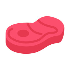 Steak Vector Design Icon Style