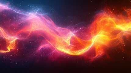 Abstract representation of energy visualized as vibrant, interconnected lines forming a dynamic network.