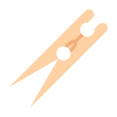 Clothes Pin Vector Design Icon Style