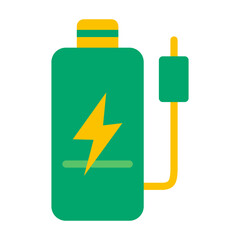 Charging Battery Vector Design Icon Style