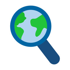 Global Research Vector Design Icon Style