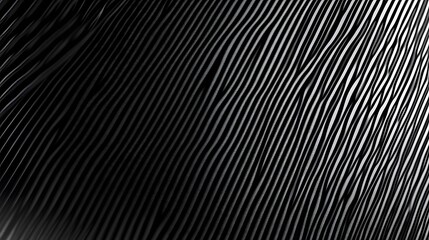 Abstract design of wavy, parallel lines in grayscale.