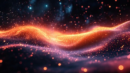 Abstract visualization of energy fields as glowing, interconnected lines and vibrant bursts of light.