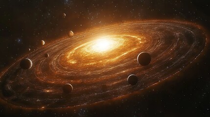 Abstract Visualization The Solar System