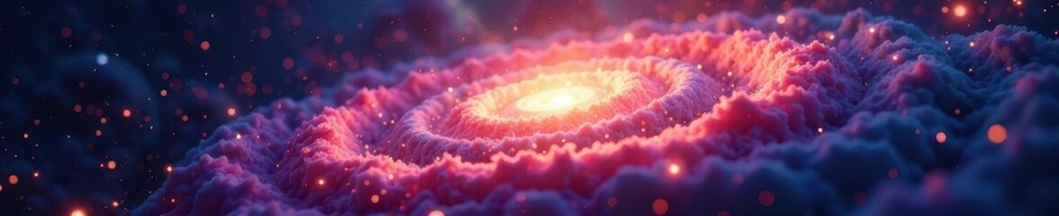 Swirling colours, bright core, distant starlight,  texture,  pattern,  graphics