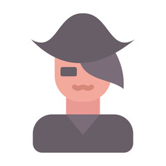 Pirate Danger Vector Design Icon Style