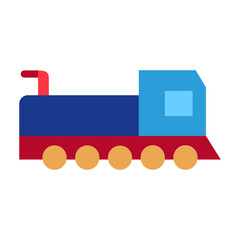 Locomotive Vector Design Icon Style