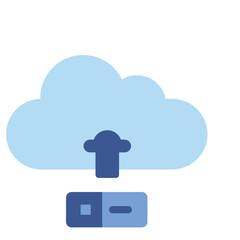 Cloud Storage Vector Design Icon Style
