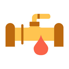 Oil Pipes Vector Design Icon Style