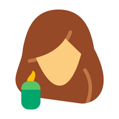 Hair Color Vector Design Icon Style