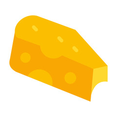 Cheese Vector Design Icon Style