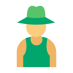 Farmer Vector Design Icon Style