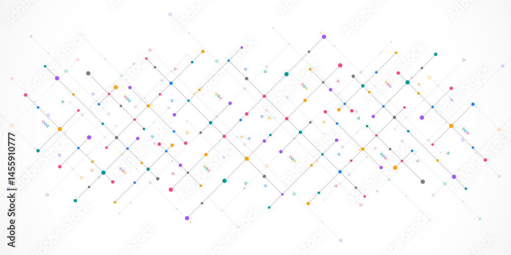 Poster creative idea of modern design with abstract geometric background. minimalistic texture with polygon
