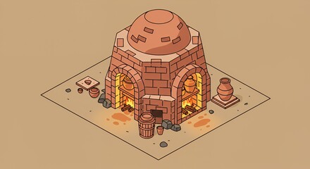 Ancient Kiln: A Masterpiece of Pottery-Making