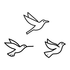 Polygon Bird Vector Design