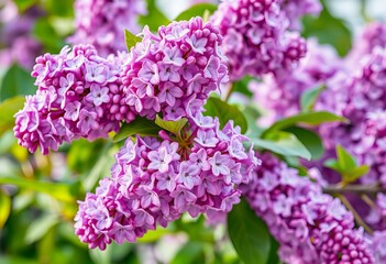 Visual Lilacs in full bloom, high quality