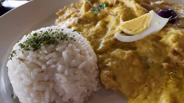 Peruvian Food - Aji De Gallina