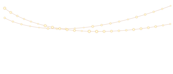 Png christmas lights on a transparent background. Christmas light PNG. Set of Christmas glowing garlands. For advertising invitations, web banners, postcards. Vector. Christmas decoration, LED lam