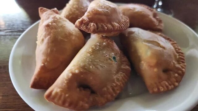 Fresh Chicken, Spinach and cheese empanadas from Peru