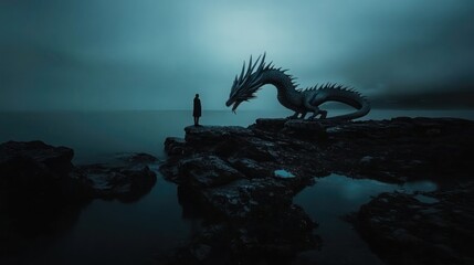 Fototapeta premium Whispers of Shadow and Scale