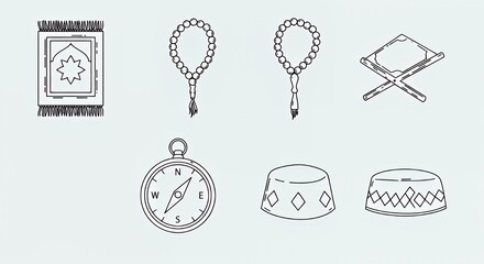 Islamic Religious Items and Hajj Pilgrimage Essentials