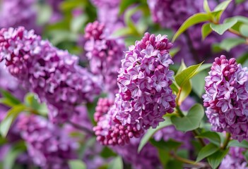 Obraz premium Visual Lilacs in full bloom, high quality