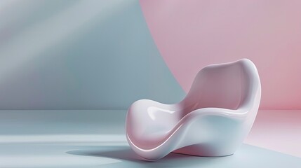 abstract fluid shapes in soft pastel colors