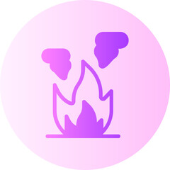 fire gradient icon