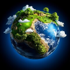 Fototapeta premium Earth Day, spring time. Generative AI