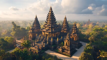 sunrise in the mountains