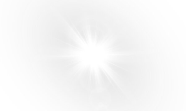 Png Light with Sun Glare. Overlay sun, Sunrays, and Glare in PNG Format. Gold Flare and Glare. PNG sun isolated on transparent background. Stock royalty free