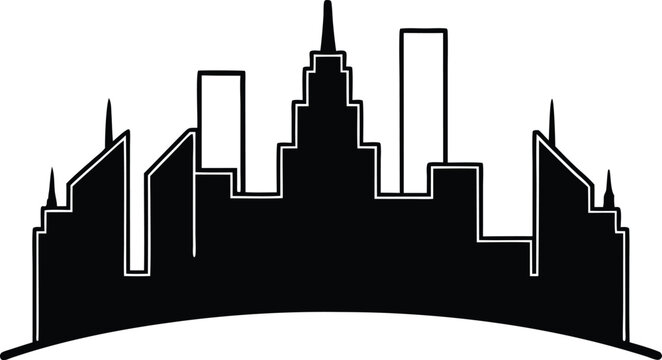 city skyline vector illustration