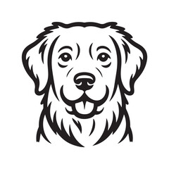 Fototapeta premium vector illustration of a dog
