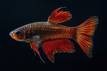 Fototapeta premium goldfish in aquarium
