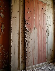 Dust and peeling walls reflect quiet indifference

