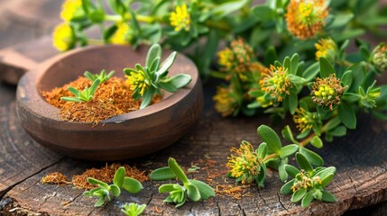 Ancient adaptogenic root Rhodiola for wellness, energy, and stress relief