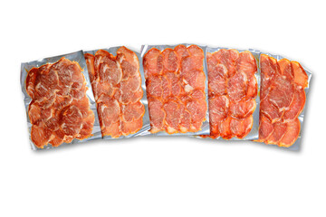 Sliced Spanish Pork Loin (Lomo) in Vacuum Packs