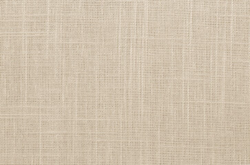 Brown linen fabric cloth texture for background, natural textile pattern.