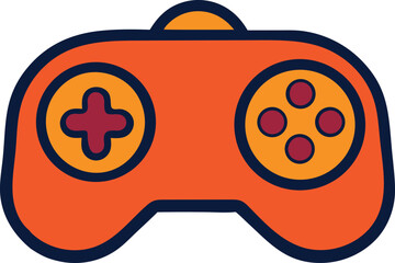 Single Video Game Icon Retro Pixel Art Style