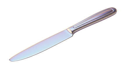 Isolated Silver Butter Knife